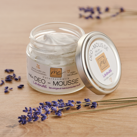Deo-Mousse Lavendel - Deo wie Creme ohne Aluminium Naturkosmetik Bio 50ml