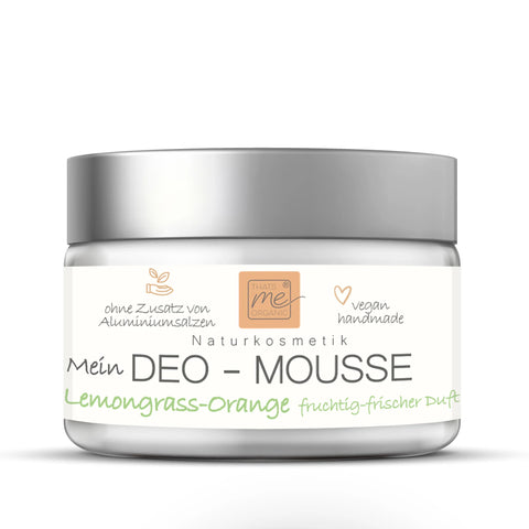 Deo Naturkosmetik Vegan, 50 ml Deo-Mousse (Lemongrass-Orange)
