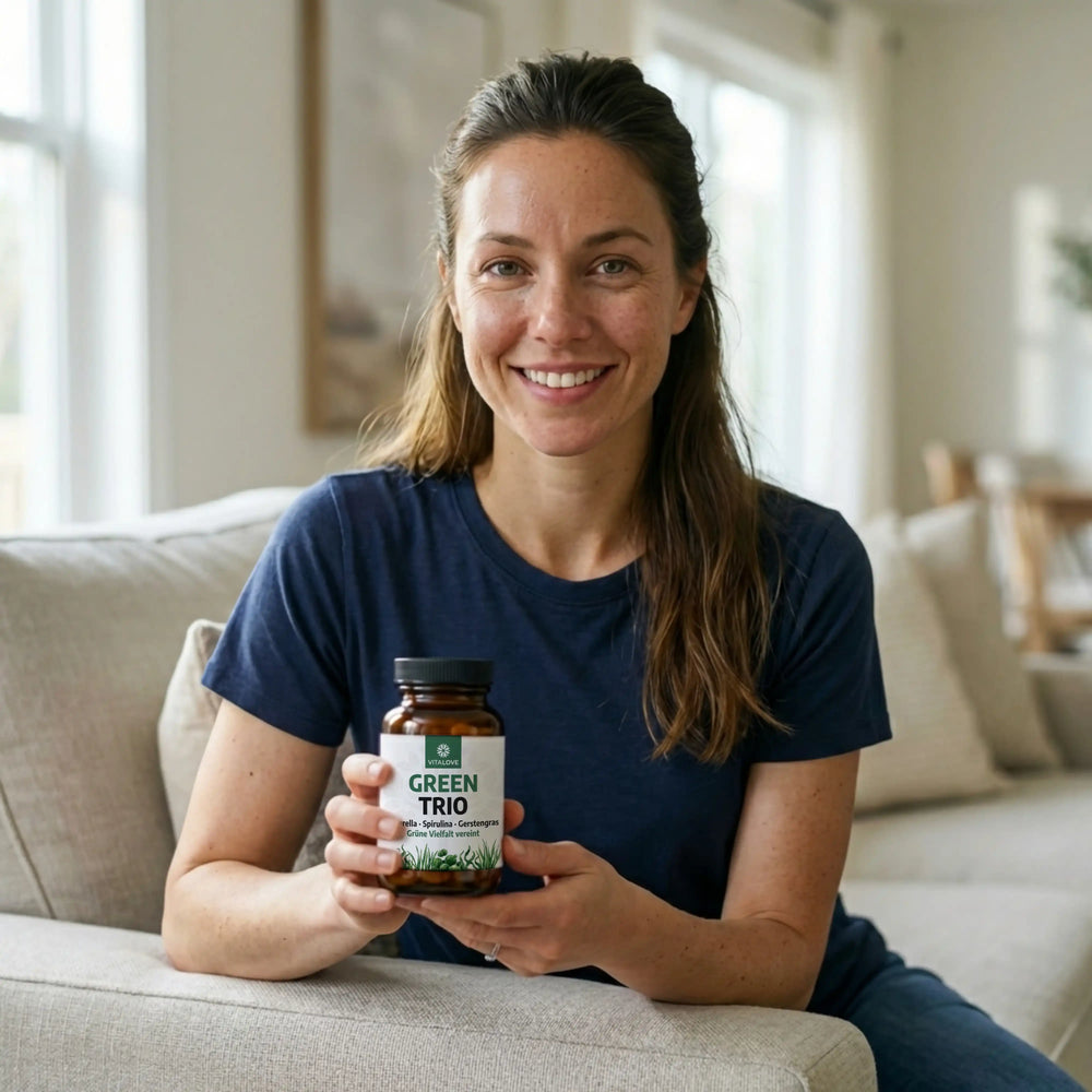 Green Trio – Chlorella, Spirulina & Gerstengras – 365 Tabletten