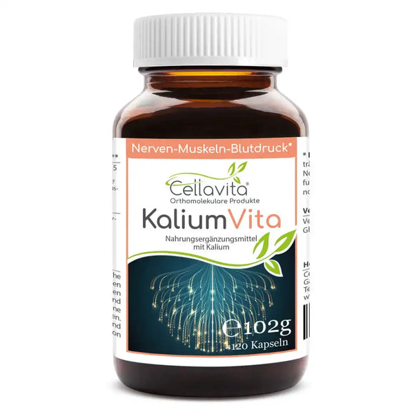 VitaminFuchs Kalium Tabletten Hochdosiert – 1247mg Kaliumcitrat + Inulin Pro Tablette | Retard, Vegan, Made In Germany