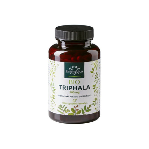 Bio Triphala - 500 mg pro Tagesdosis - 180 Kapseln
