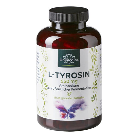L-Tyrosin - 650 mg - 240 Kapseln