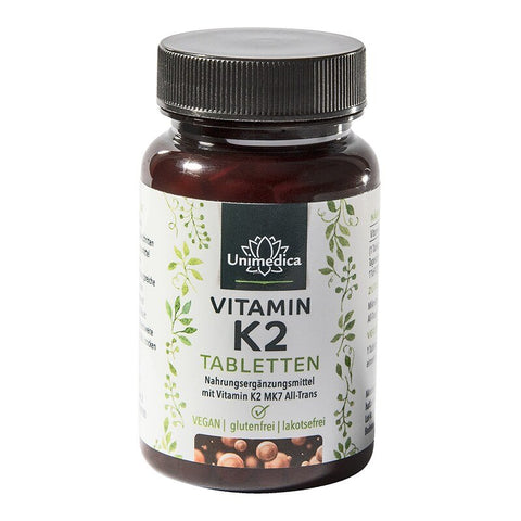 Vitamin K2 - 200 µg - MK7-All-trans - 120 Tabletten