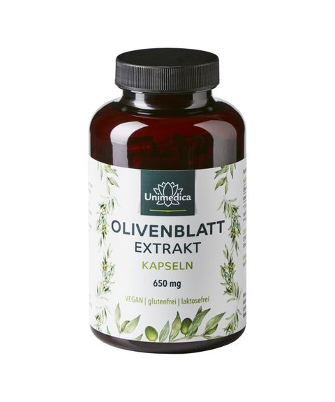 Olivenblatt Extrakt - 650 mg - 180 Kapseln