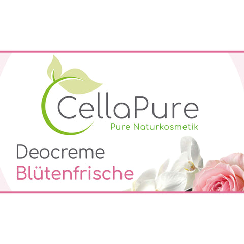 CellaPure Deocreme Blütenfrische - 30 ml