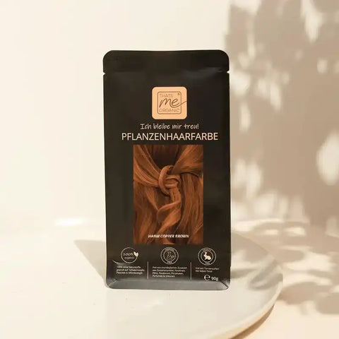 Tinta professionale per capelli vegetale SET rame caldo "warm copper brown"