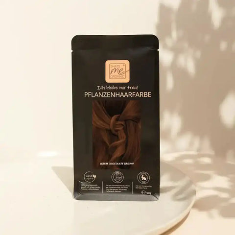 Colorazione professionale per capelli a base vegetale SET marrone cioccolato caldo