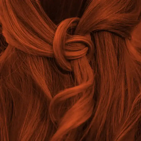 Kit colorazione vegetale professionale "rosso fiamma caldo"