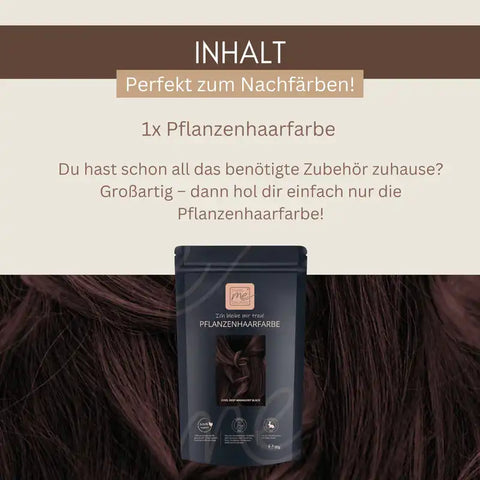 Professional Plant Hair Colour SET Cool Deep Mahogany Black
