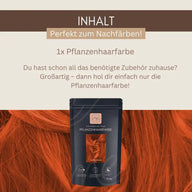Professional Plant Hair Colour SET "Cool Pure Henna Red"