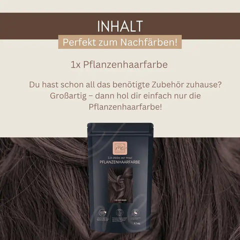 Professional Plant Hair Colour SET Cool Deep Brown