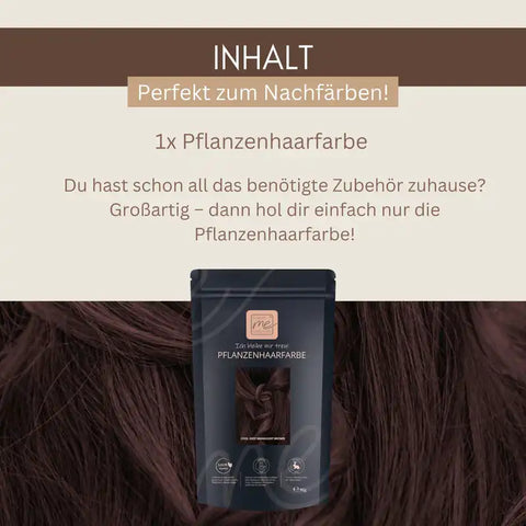 SET per tintura per capelli professionale freddo mogano scuro "cool deep mahagony brown"
