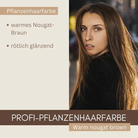 Professional Plant Hair Colour SET Warm Nougat Brown