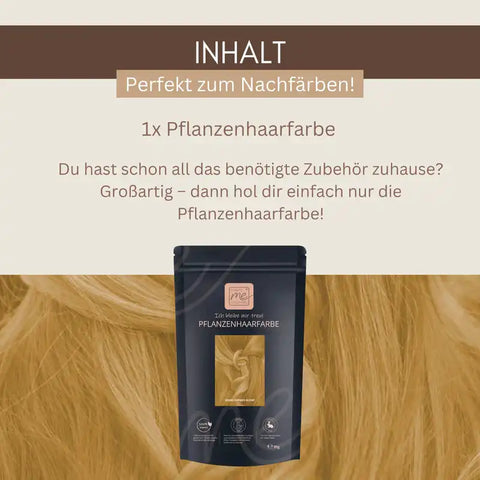 Professional Plant Hair Colour SET Warm Summer Blond - Without Red Component
