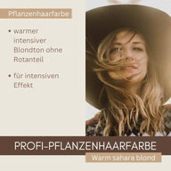 Professional Plant Hair Colour SET Warm Sahara Blond