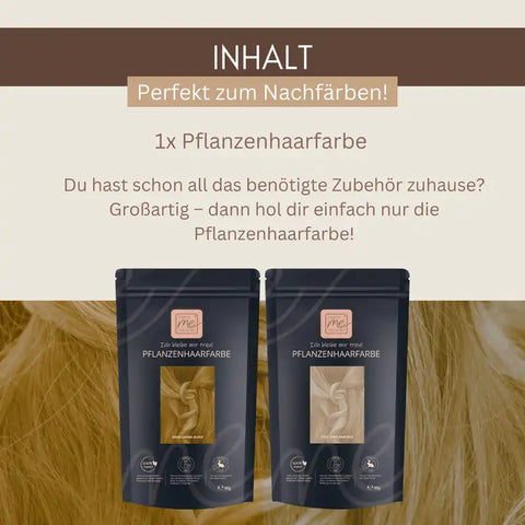 Professional Plant Hair Colour Cool Sahara Blond "Cool Sahara Blond in 2 Steps" 2 x 90 g Refill Packs