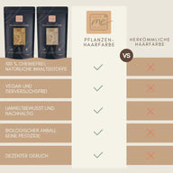 Coloration capillaire végétale professionnelle blond clair froid "cool light blond in 2-Steps" 2x 90g recharges
