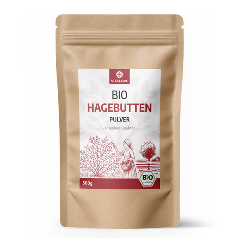 Bio Hagebuttenpulver 500 g von VITALOVE