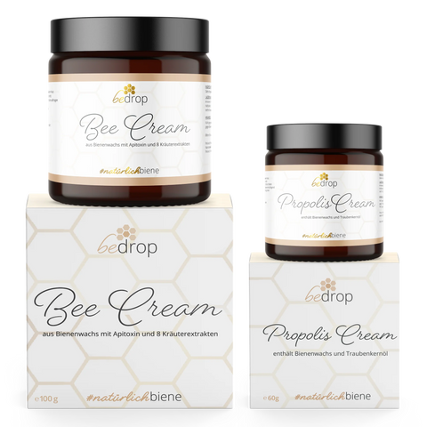 Creme-Set | Bee Cream (Bienengiftsalbe) + Propolis Cream (Propolis Salbe)