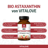 Vorteile der Bio Astaxanthin Kapseln mit Mikroalgenextrakt