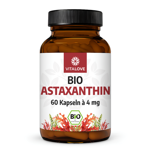 Bio Astaxanthin Kapseln 4 mg von VITALOVE