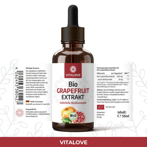 Bio Grapefruitkernextrakt Tropfen – 50ml