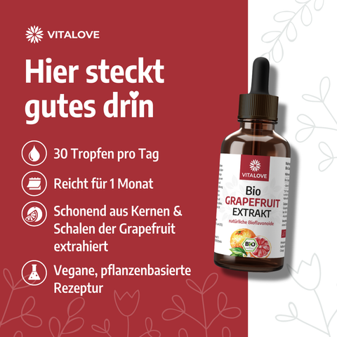 Bio Grapefruitkernextrakt Tropfen – 50ml