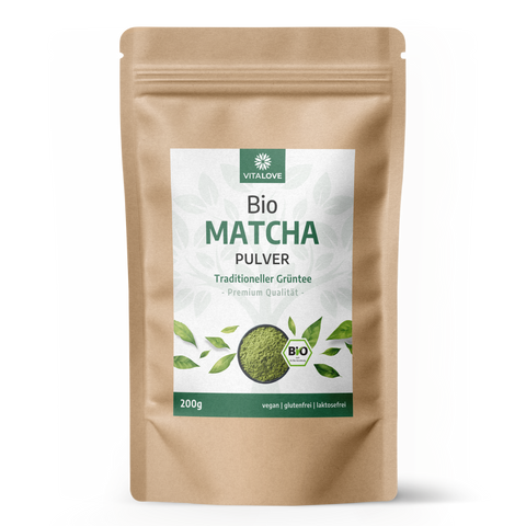 Bio Matcha Pulver - traditioneller Grüntee