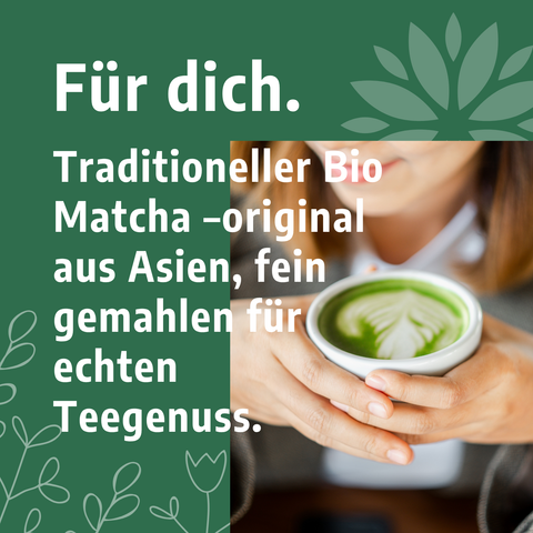 Bio Matcha Pulver - traditioneller Grüntee