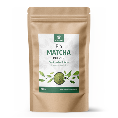Bio Matcha Pulver - traditioneller Grüntee von VITALOVE