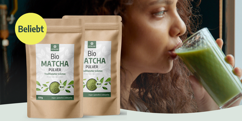 Bio Matcha grüne Energie im Trend!