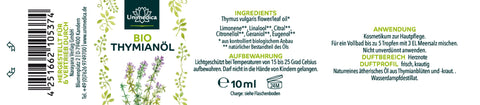 Bio Thymianöl - 100 % naturreines ätherisches Öl - 10 ml