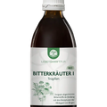 Bio Bitterkräuter Tropfen 200ml Lebenskraftpur, braune Glasflasche mit weißem Etikett