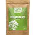 Bio Brokkolisamen Gekeimt 350g Vitanur Verpackung, grüne Tüte mit Brokkoli-Motiv