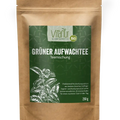 Vitanur Bio Grüner Aufwachtee 250g im braunen Standbeutel mit grünem Etikett
