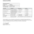 Analysenzertifikat für Bio Kiefernnadeln Ganz von Lebenskraftpur mit Prüfdaten und Laborergebnissen