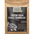 Vitanur Bio Protein Vegan Dunkle Schokolade Pulver 600g, braune Standbeutelverpackung