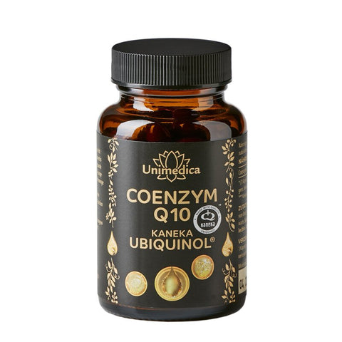 Coenzym Q10 Ubiquinol - Premium-Wirkstoff vom Marktführer KANEKA aus Japan - 100 mg pro Tagesdosis - 60 Softgelkapseln