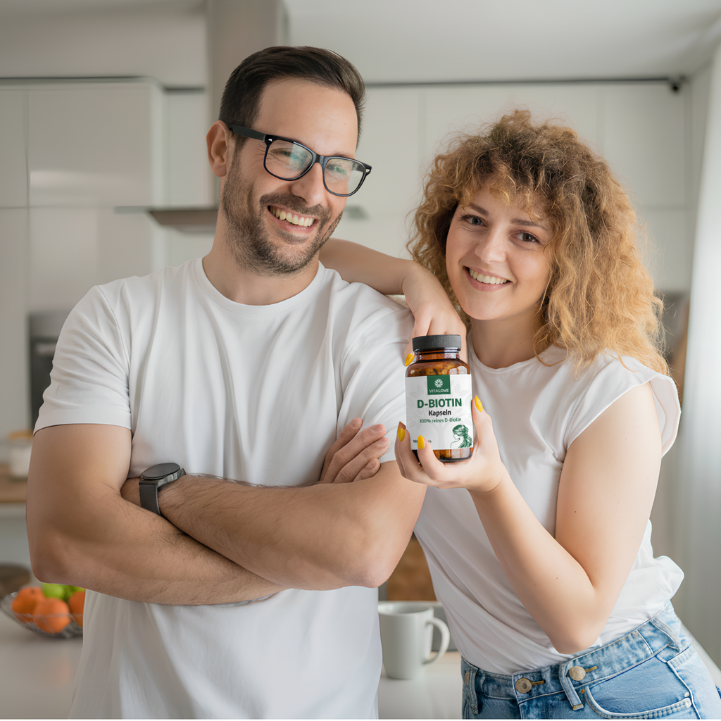 Biotin Kapseln - Vitamin B7 - 180 Stück