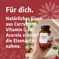 Vitalove Eisen und Vitamin C Kapseln mit pflanzlichem Eisen aus Curryblatt