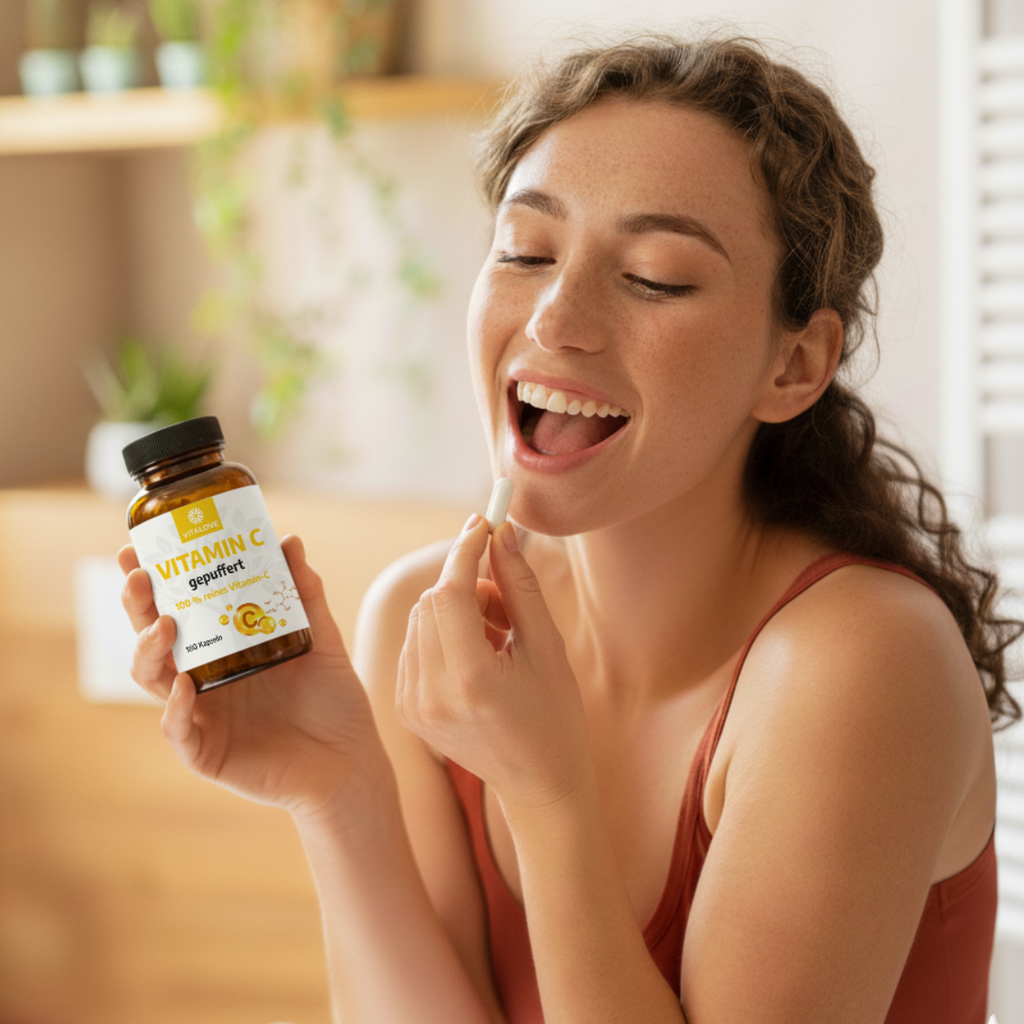 Vitamin C (gepuffert) – 180 Kapseln