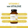 Eigenschaften der VITALOVE Vitamin C gepuffert Kapseln im Überblick