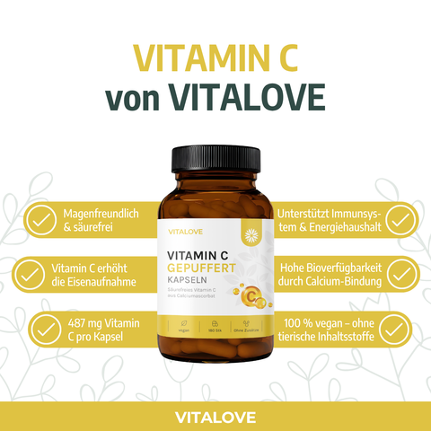 Buffered Vitamin C - 180 Capsules