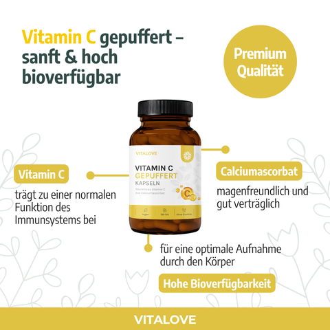 Buffered Vitamin C - 180 Capsules