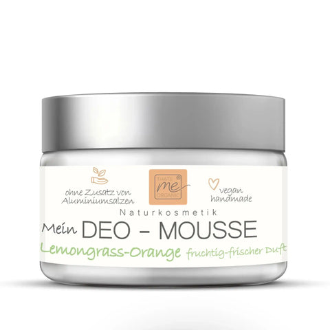 Deo-Mousse Lemongrass-Orange 24h+ Deo wie Creme ohne Aluminium Naturkosmetik 50ml - VITALOVE - Naturprodukte