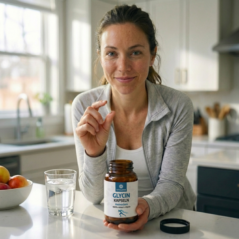 Glycin Kapseln – 100% reines L-Glycin (180 Kapseln)