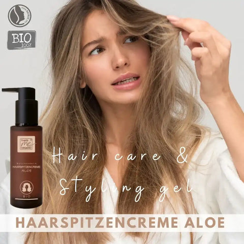 BIO-Haarspitzencreme Aloe 24/7 Haarfestiger, Pflege + Stylinggel 100ml – VITALOVE