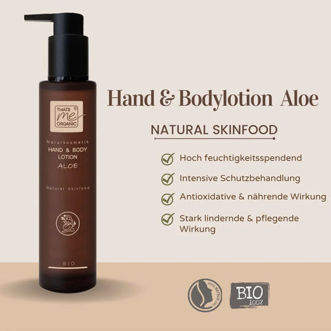 BIO-Hand & Body Lotion Aloe vegane BIO-Naturkosmetik 200ml vegan
