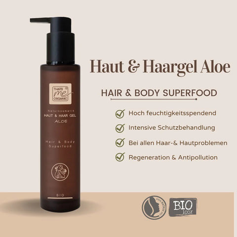 BIO-Aloe Vera Gel 2in1 Hair & Body Superfood 200ml BIO-Naturkosmetik