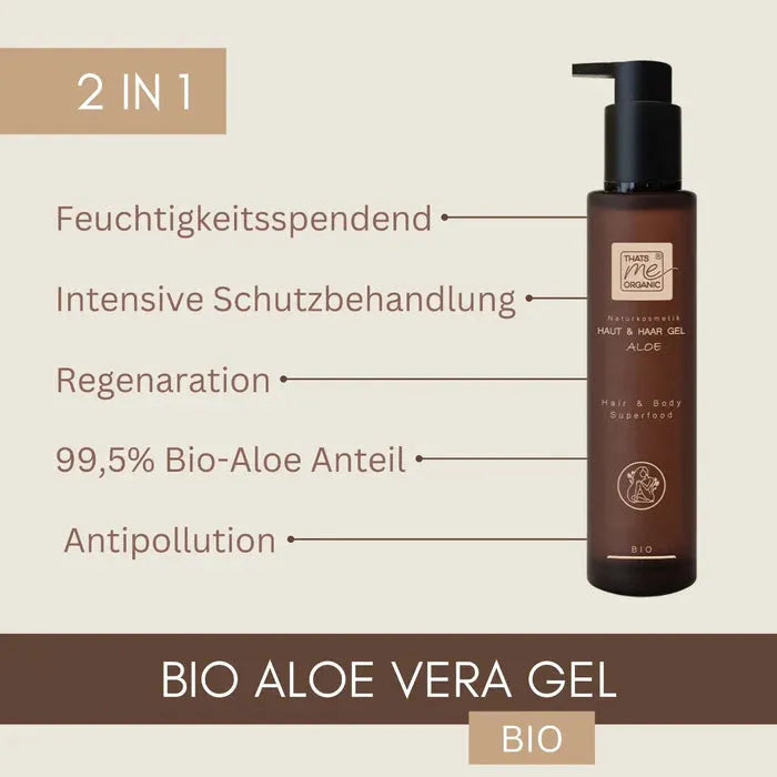 BIO-Aloe Vera Gel 2in1 Hair & Body Superfood 200ml BIO-Naturkosmetik –  VITALOVE